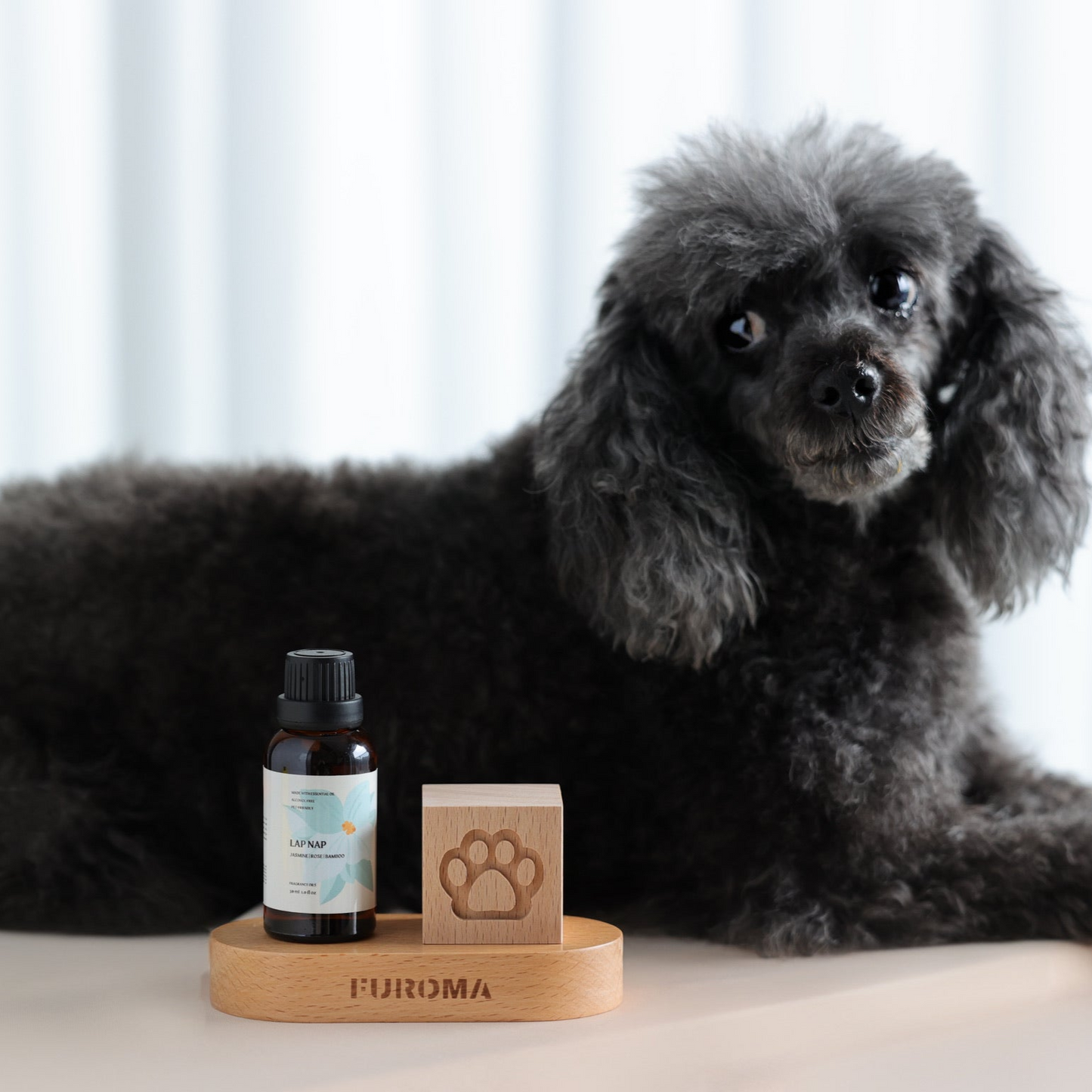 Wood Cube Diffuser & 30ml Oil