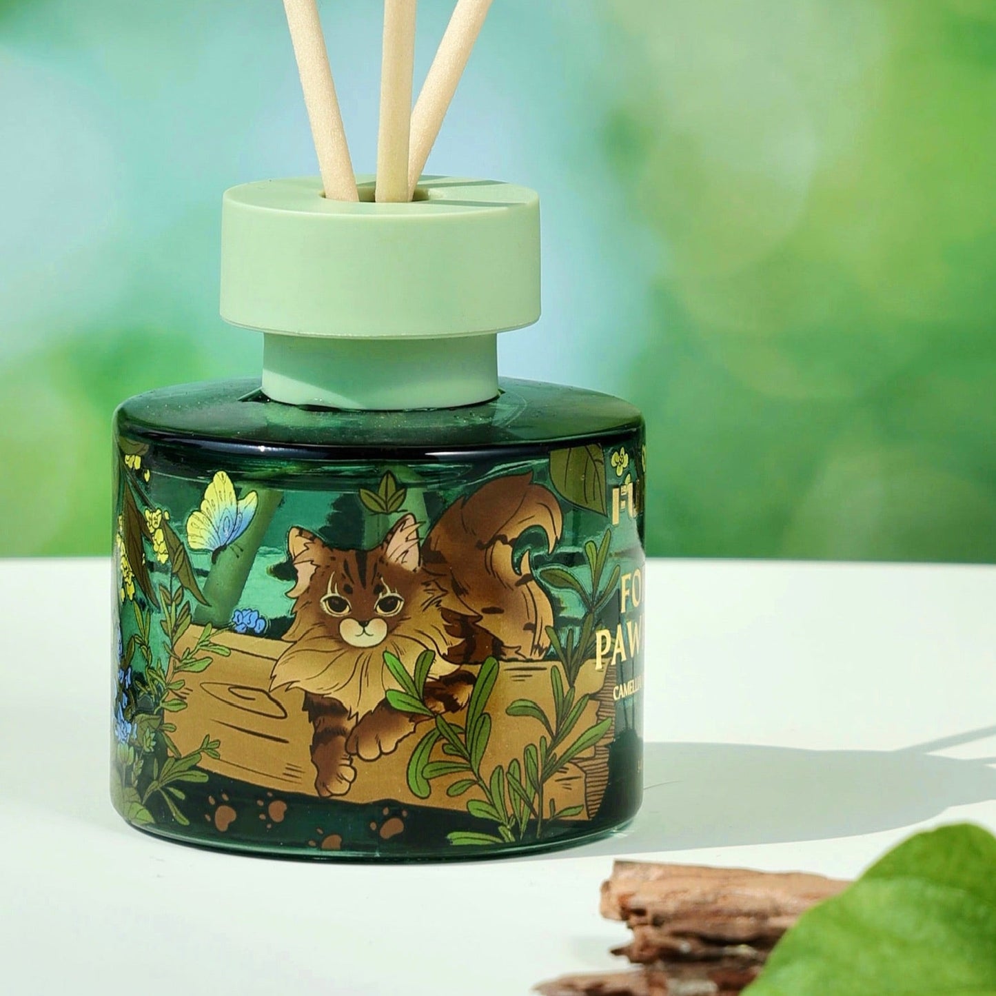 Forest Pawprints | Camellia Rosemary Reed Diffuser