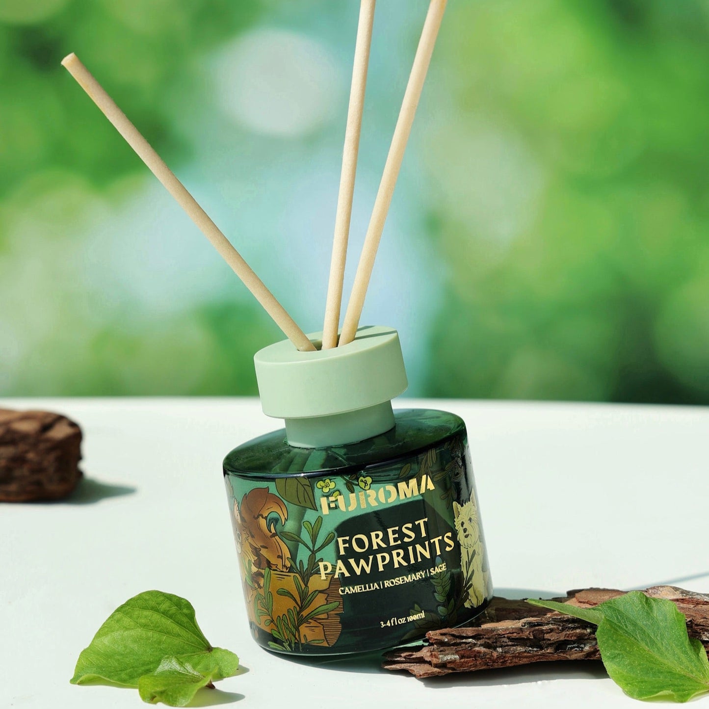 Forest Pawprints + Essential Oil