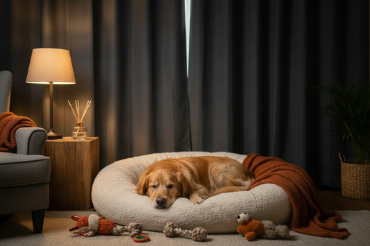 dog-fireworks-anxiety-calming-safe-room