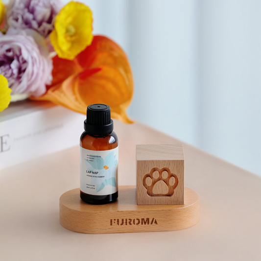 Wood Cube Diffuser & 30ml Oil