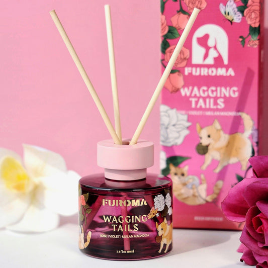 Wagging Tails | Rose Violet Reed Diffuser