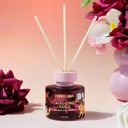 Wagging Tails | Rose Violet Reed Diffuser