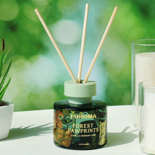 Forest Pawprints | Camellia Rosemary Reed Diffuser