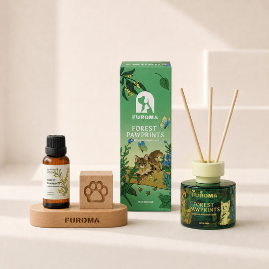 Forest Pawprints Home Fragrance Set