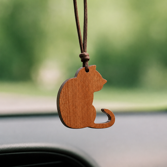 Car Wood Diffuser – Cat Shape